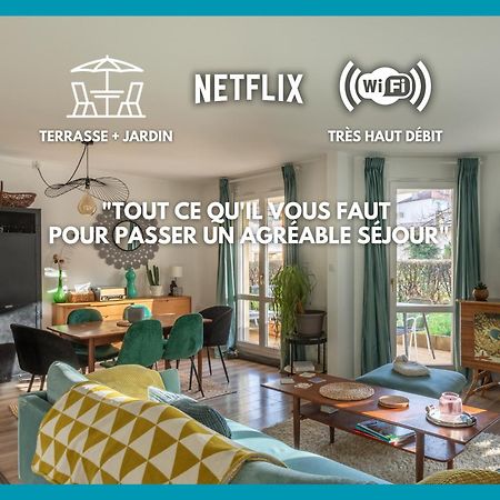 T3 Calme - Ideal Famille & Pros - Parking - Jardin - Wifi - Netflix 贝桑松 外观 照片